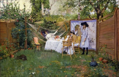 Petit déjeuner en plein air